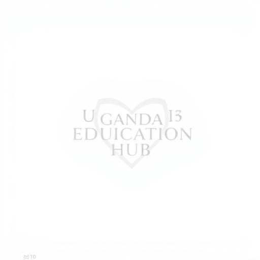 Uganda Education Hub logo with alternative text providing a brief description of the logo elements
